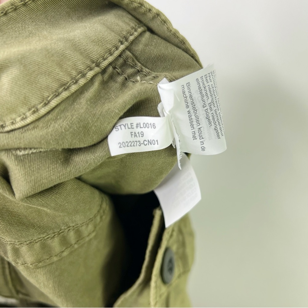 Madewell Griff Tapered Stovepipe Fatigue Cargo Pants High Rise Olive Green SZ 28 - Picture 13 of 14